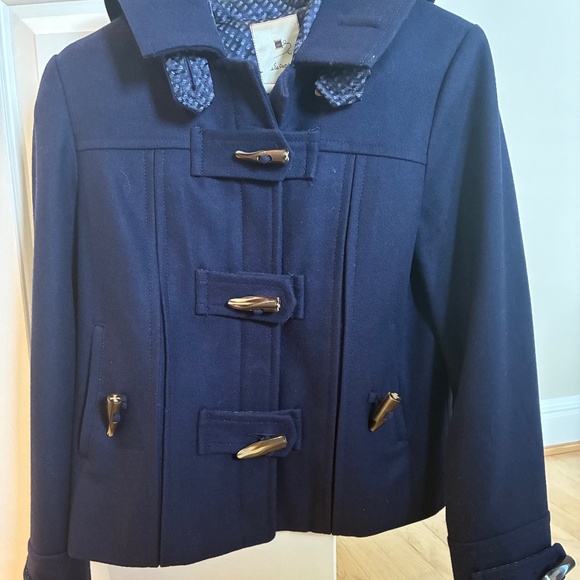 Anthropologie Elevenses First Frost Hooded Jacket Size 2 - Picture 3 of 6